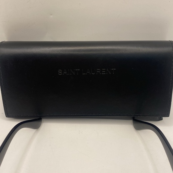 Saint Laurent Monogram Sunglasses SLM50 Black Frame and Gray Gradient Lenses - Picture 3 of 10